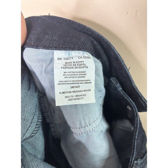 Lee Women's Jeans Barely Bootcut Blue Mid Rise Fit Denim Stretch Size 12 M NWT - Picture 8 of 8